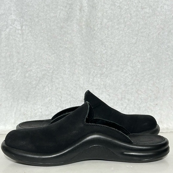 Hammacher Schlemmer Black Walk On Air Slip On Mules Shoes SZ EU 38 US 8-8.5 - Picture 7 of 12